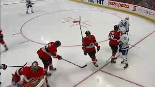 Hyman and Matthews connect to pull the Maple Leafs within a goal