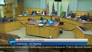 Lincoln City Council Meeting March 18, 2024