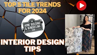 Tops 5 trends in tile design!