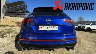 TIGUAN R AKRAPOVIC 2021 320HP/420NM - DRIVE, EXHAUST SOUND, 0-100KM/H