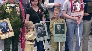 Massive Moscow March Marks 1945 Victory