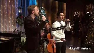 David Archuleta & Peter Hollens @ LightTheWorldLIVE - ANGELS WE HAVE HEARD SO HIGH (12 Dec 2017)