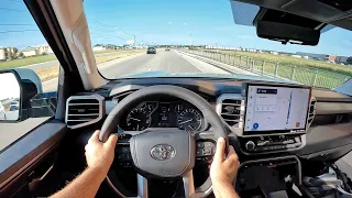 2022 Toyota Tundra SR5 TRD Sport 4x2 POV Test Drive (3D Audio)(ASMR)