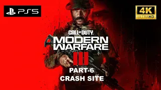 Call of Duty: Modern Warfare III- Part 6(Crash Site) 4K 60 FPS