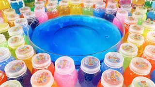 Satisfying Video l Mixing All My Slime Smoothie l How to make Slime Pool ASMR RainbowToyTocToc