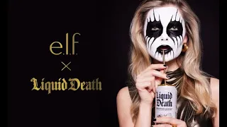 ☠️"Corpse Paint" by Liquid Death x e.l.f. Cosmetics Ad [@ELFYEAH]☠️