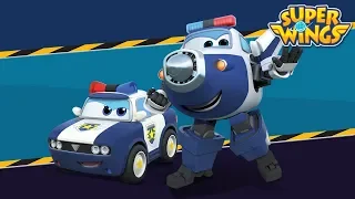 Police Car Song | Superwings M / V | Chanson anglaise | Car Song