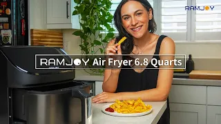 RAMJOY Air Fryer 6.8 Quarts