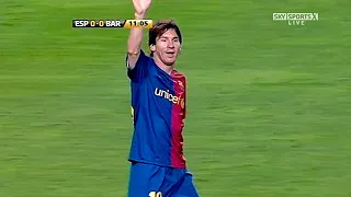 Lionel Messi vs Espanyol (Away) 2008-09 English Commentary