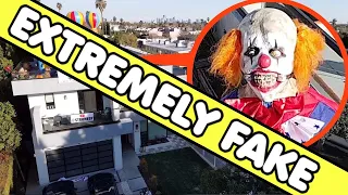 If you see a This Clown House with a BOUNCY CASTLE on the roof, Don't Approach It (FAKE)
