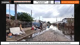 15 mil pessoas estão fora de casa no bairro Sarandi, diz líder de associação de moradores | Gaúcha+