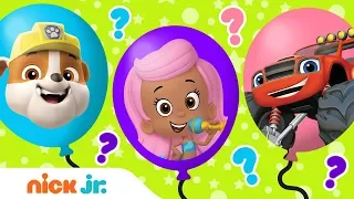 Balloon Popping Fun! Ep. 4 🎈 w/ PAW Patrol, Blaze, Blue's Clues & Bubble Guppies! | Nick Jr.