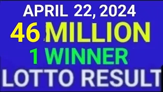 LOTTO RESULT TODAY APRIL 22 2024