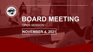 FCUSD Board Meeting 11/4/2021 - Open Session