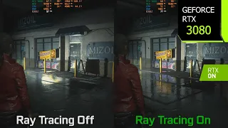 Resident Evil 2 Ray Tracing On vs Off - Graphics/Performance Comparison | RTX 3080 4K Max Settings