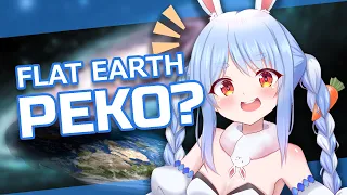 Pekora almost becomes a flat earther