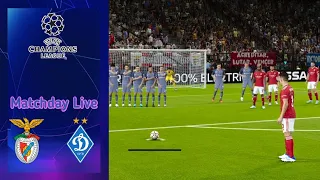 SL Benfica vs Dynamo Kyiv - UEFA Champions League 2022/23 - Pes 2021 Patch 2023