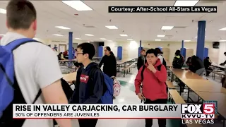 Las Vegas police see spike in carjackings with more kids at home