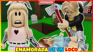 ENAMORADA DE UN LOCO 😱 Roblox Brookhaven rp Mini Pelicula (Historias con voces)