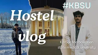 KBSU HOSTEL VLOG IN TAMIL🇷🇺🇮🇳🩺