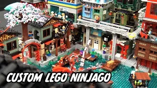 Giant LEGO NINJAGO City Created by 30 People!