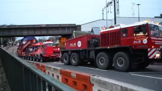 A.L.E Heavy Haulage Unipower - North London Electrical Transformer move