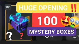 OPENING 100 MYSTERY BOXES 😍 WOTB ⚡ WOTBLITZ ⚡ WORLD OF TANKS BLITZ ⚡ BONUS VIDEO