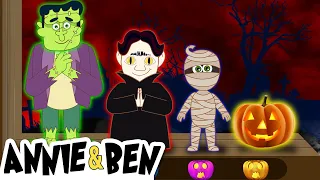 Halloween Puzzle Games for Kids | Match SPOOKY HALLOWEEN outfits | Learn with Annie and Ben