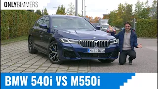 6-Cylinder = the best for the BMW 5-Series? BMW 540i facelift vs BMW M550i - OnlyBimmers BMW reviews