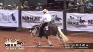 MJ Roosters Gun ridden by Yonathan Baruch - 2013 NRHA Derby (Open Finals)