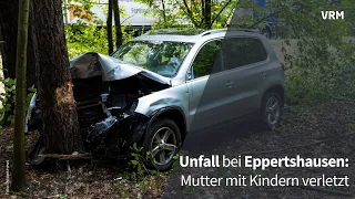 Unfall bei Eppertshausen: Mutter mit Kindern verletzt