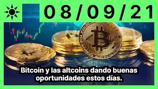 Bitcoin y las altcoins dando buenas oportunidades estos días.