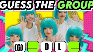 GUESS THE GROUP NAME WITH MISSING LETTERS | GUESS KPOP GROUP | K-QUIZ | KPOP GAMES QUIZ