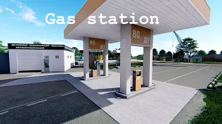 Gas Station Simalee Render