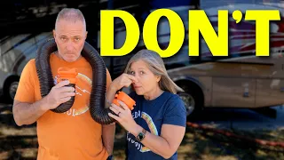 6 Things You Should Never do with an RV Sewer Hose