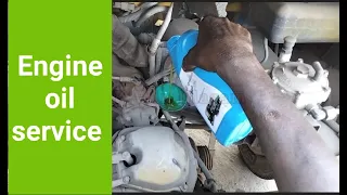 Auto rickshaw BS4| Ape City Auto| Engine oil change video| Oil filter & oil changed| RK Win Ulagam 😎