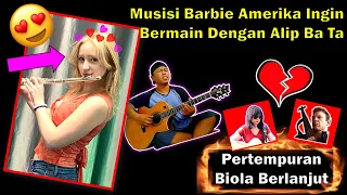 😍MUSIS BARBIE AMERIKA INGIN BERMAIN DENGAN ALIP BA TA‼️VIOLIN BATTLE 🤣 TENDANG BOKONG⁉️JESS vs SKM 😱