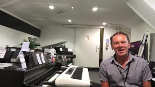 Casio CTS200 Keyboard Entry Level Keyboard Demonstration by Mark Harrison at the Musicroom Lincoln