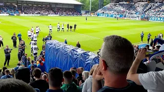 Stockport County v FC Halifax Town. Opening scenes.