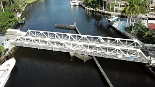 Fort Lauderdale, FL - Snow Reed (11th Ave) Bridge over North Fork New River   - West to East