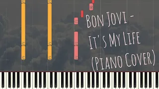 Bon Jovi - It's my Life | Piano Pop Song Tutorial   Sheet