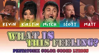 [Color Coded Lyrics] Pentatonix - What Is This Feeling?