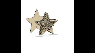Files for laser cutting DIY Marquee Star Light, Shadow Box, Christmas, Winter decor,instant download