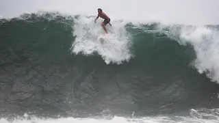 SURFERS OF SUNSHINE COAST EP04: Big wave surfing Cyclone Uesi. Huge barrels & bad wipeouts