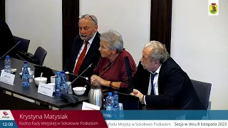 XLVII Sesja Rady Miejskiej w Sokołowie Podlaskim