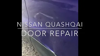 Nissan Quashqai Door Repair #panelbeater #bodyrepair #nissan