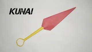 Making Kunai From Paper | How To Make a Paper Kunai | Origami Paper Kunai