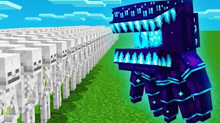 1000 SKELETONS vs COSMIC MONSTER (Minecraft Mob Battle)