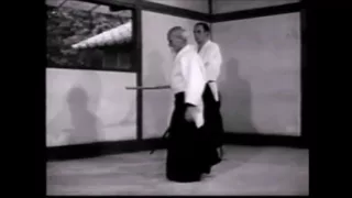 Morihei Ueshiba. Bokken (木剣) techniques.