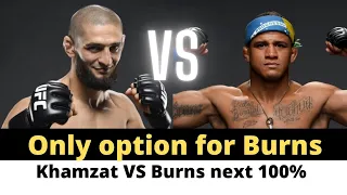 Proof that Khamzat Chimaev VS Gilbert Burns is next